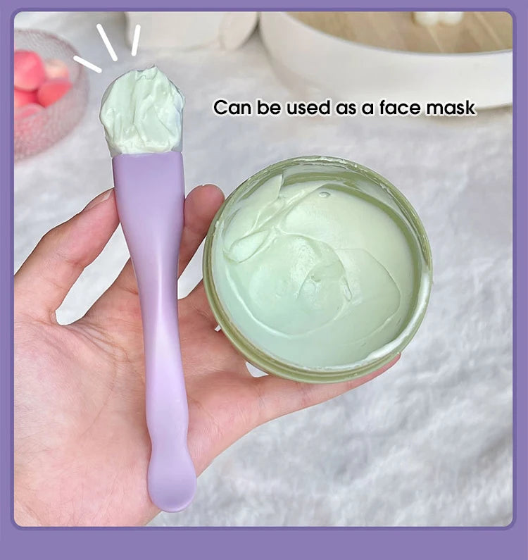 Double head silicone facial mask brush face cleaning scraper daub type mud film special brush beauty tool