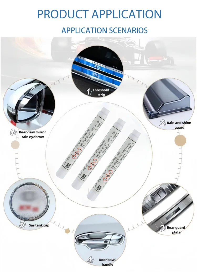 Original 3M 94 Primer Pen Adhesive Primer Scotch Tape Primer 3M Vinyl Car Wrap Application Tool for Cars