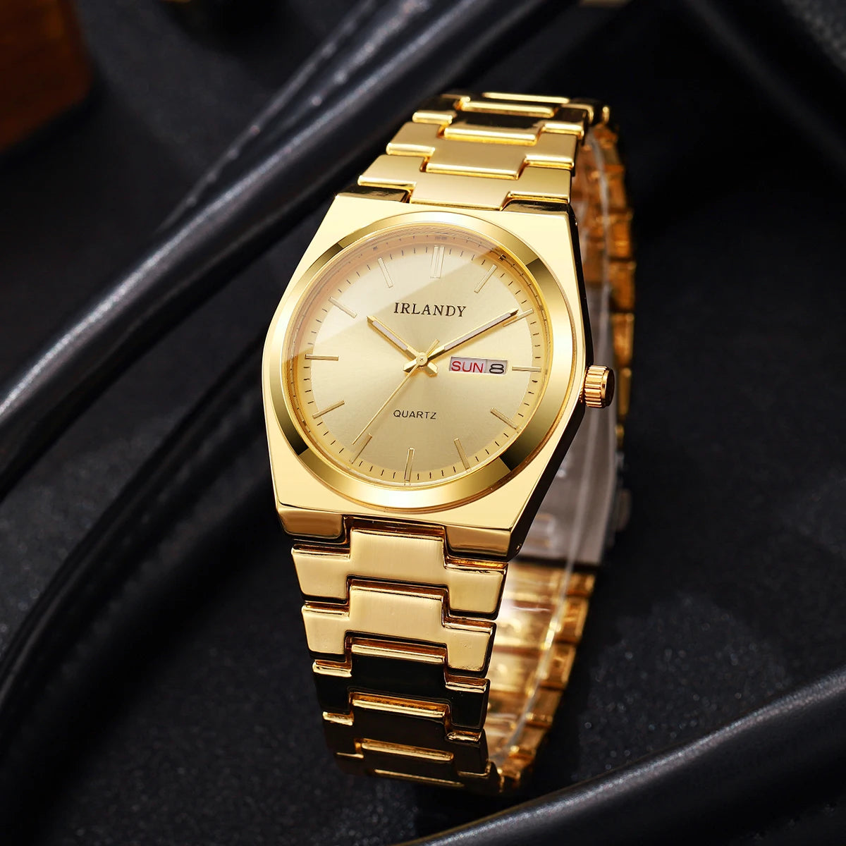 Luxury Men Business Watches Calendar Quartz Wristwatches For Mens Clock Reloj Hombre(Without Box)