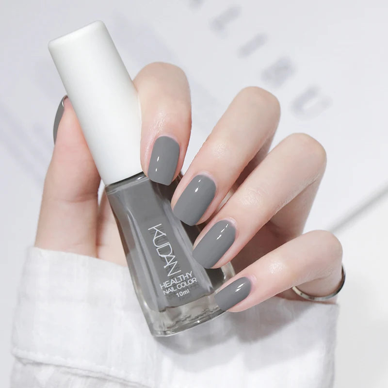 1PC 10ml Glass Bottle Colorful Nail Polish For Nails Nail Art Varnish Fashion DIY Design Manicure No Need Lamp Autumn Winter