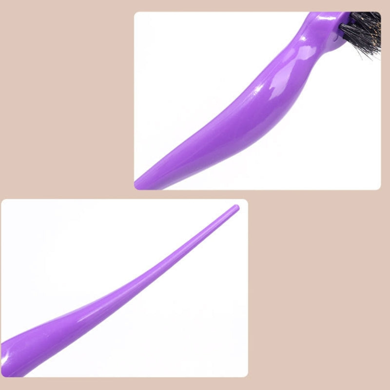 Boar Bristle Brush Comb Hair Teasing Brush for Women Men Salon Boar Bristle Beauty Styling Backcombing Brush