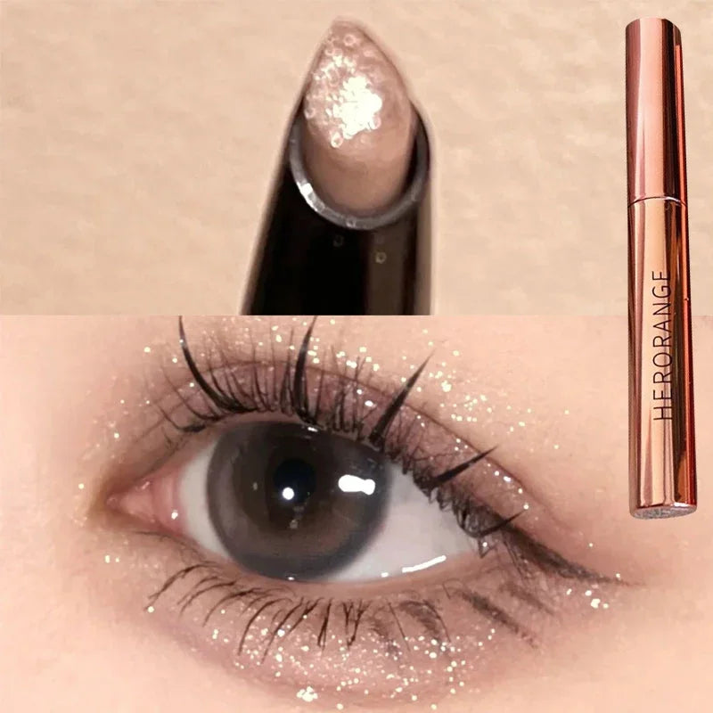 Glittering Eyeshadow Pen Face Makeup Highlighter Stick Long lasting Shiny Diamond Pink Silkworm Champagne Gold Eyeliner Gel Pen