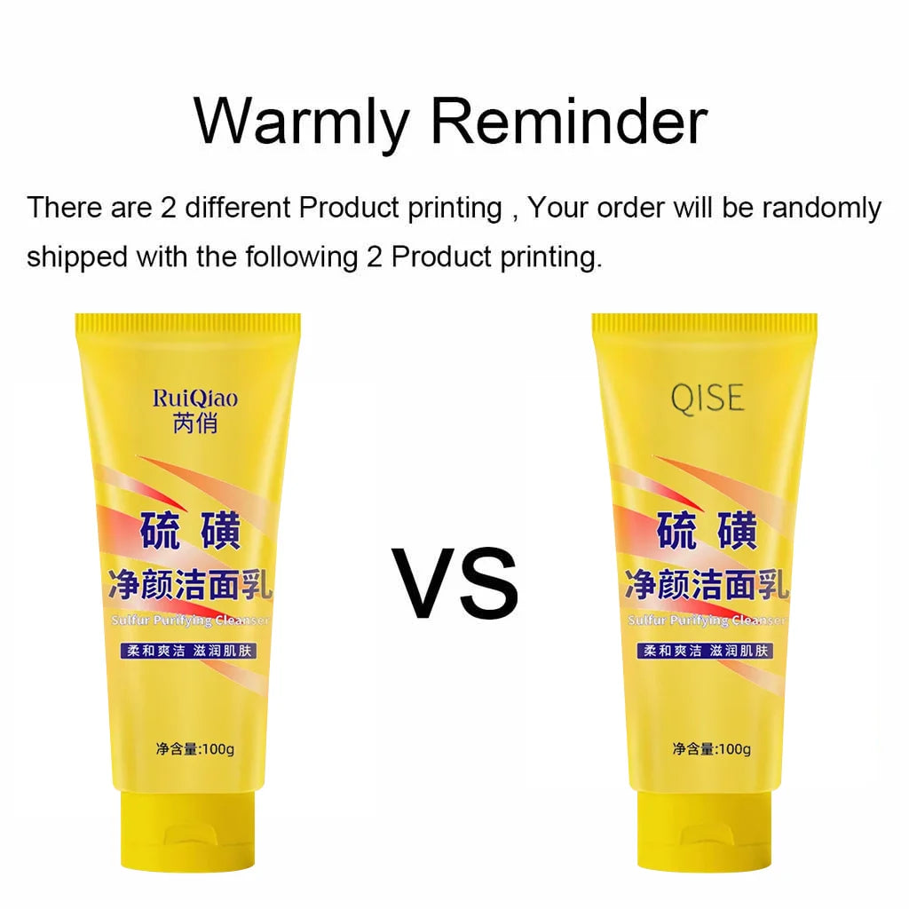Gentle And Non - Irritating Sulfur Cleanser That Refreshes, Controls Oil, Moisturizes And Nourishes the Skin
