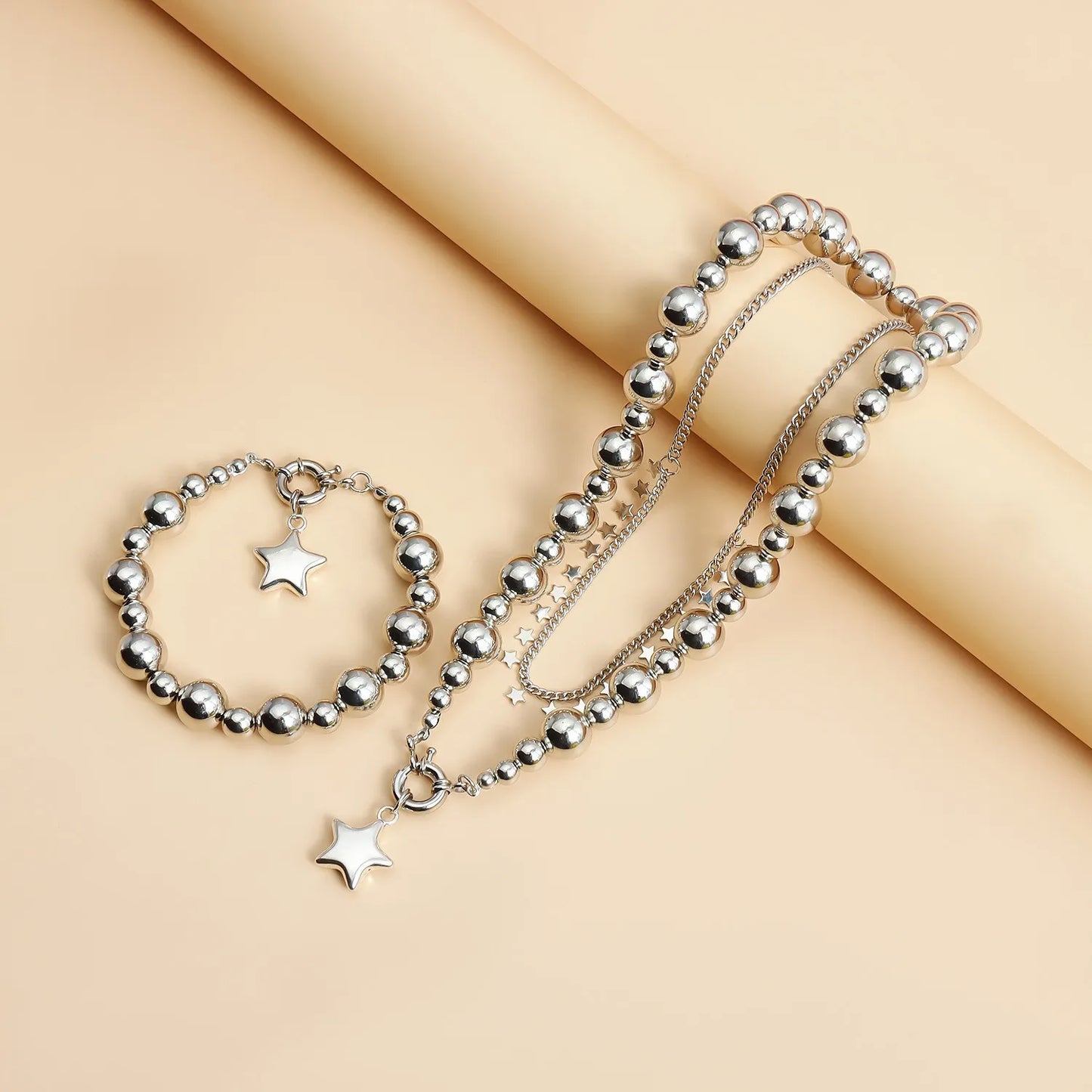 Y2k Choker Necklaces Heart Pendant Chain Jewellery Women Glass Multilayer Neck Collier Femme Cadenas Para Mujer for Girls Women
