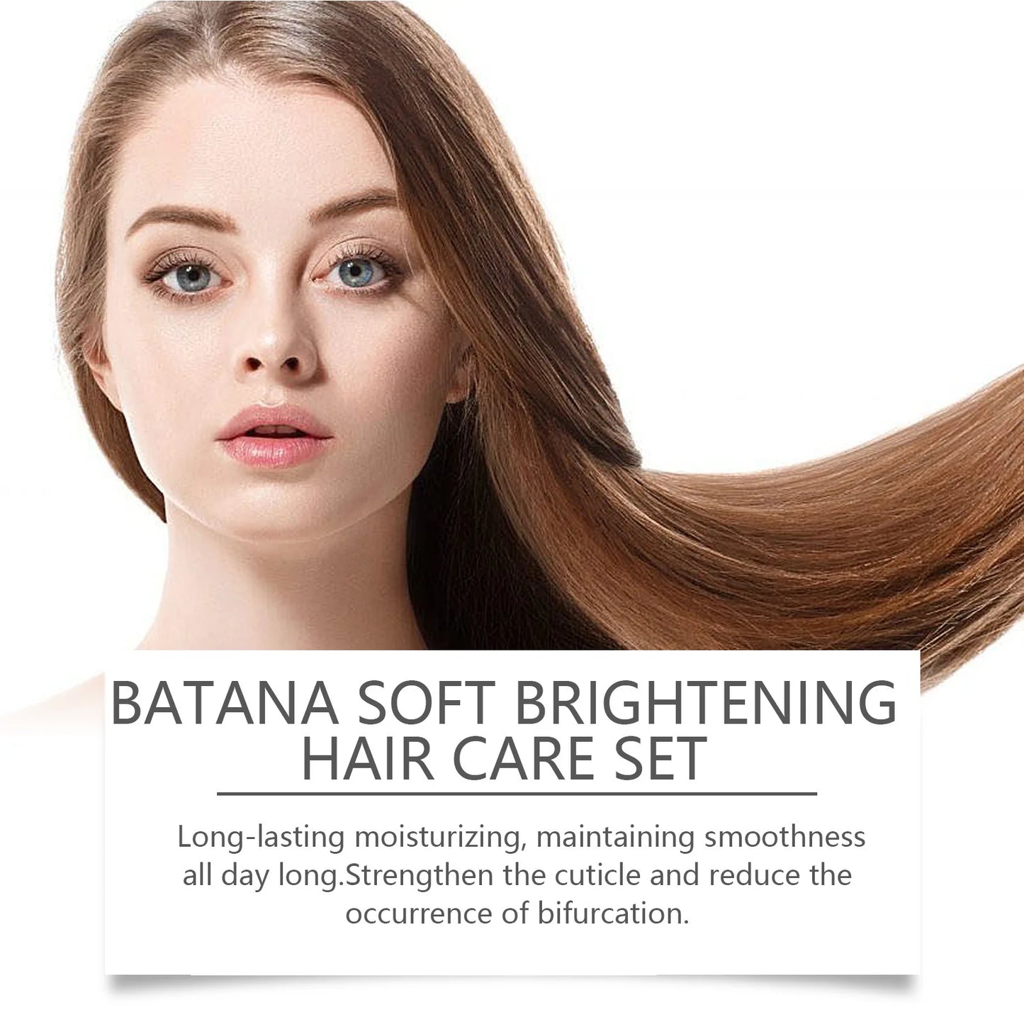 Hair Care Product Batana Oil Shampoo Conditioner Repair Split Ends Frizzy Damage Moisturize Smooth Shiny Keratin Hair Mask Serum