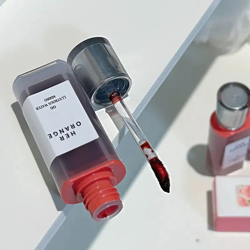 HERORANGEYingrun YueguangLip Gloss Non-stick Cup Lipstick Long-lasting Waterproof Lipstick Matte Lip Glaze Affordable Lipstick