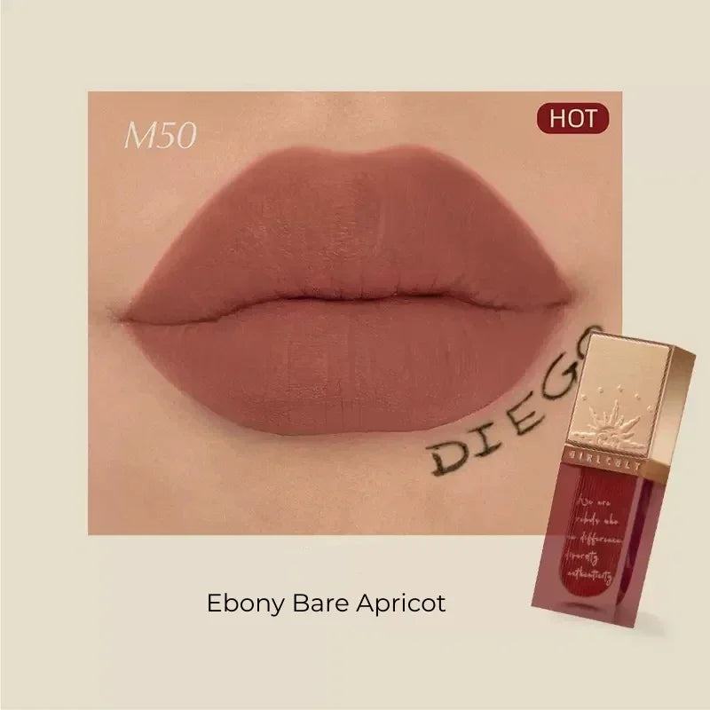 Girlcult Lipstick Lip Cream Non-Stick Lip Glaze Liquid Lipstick Lipgloss Matte Long Lasting Makeup Cosmetics Rare Makeup Beauty