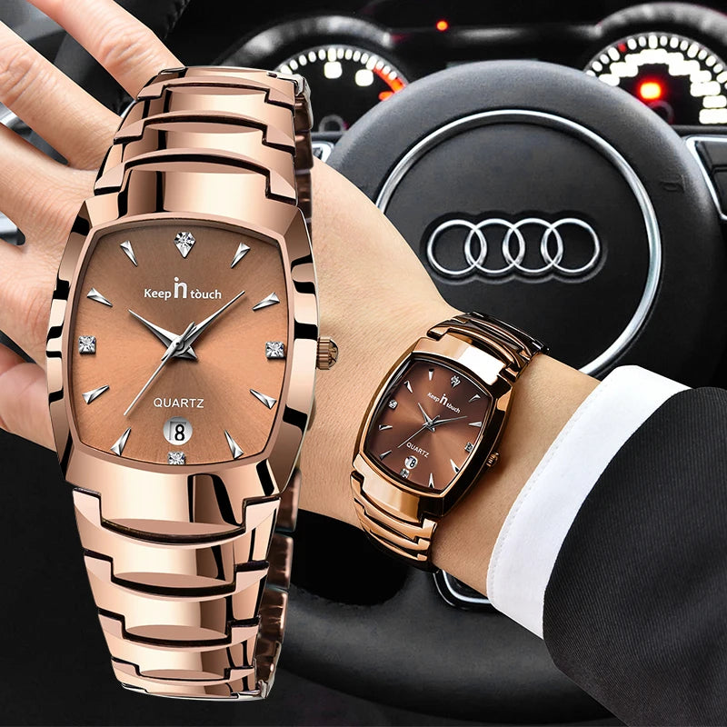 Luxury Watch For Men Business Fashion Quartz Wristwatches Classic Stainless Steel Waterproof Male Date Clock Relogios Masculino