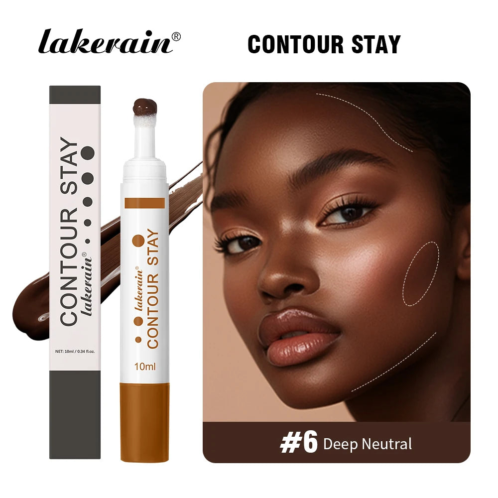 Liquid Contour STAY Long Wear Bronzer Cream Contour Makeup Long Lasting Nourishing Hydrating Face Contour 6 Colors