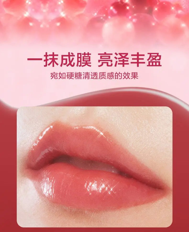 Pink Bear Water Essence Solid Lipgloss Moisturizing Mirror Lip Glaze LipSugar Light Lipstick Light Sensation Beauty Makeup
