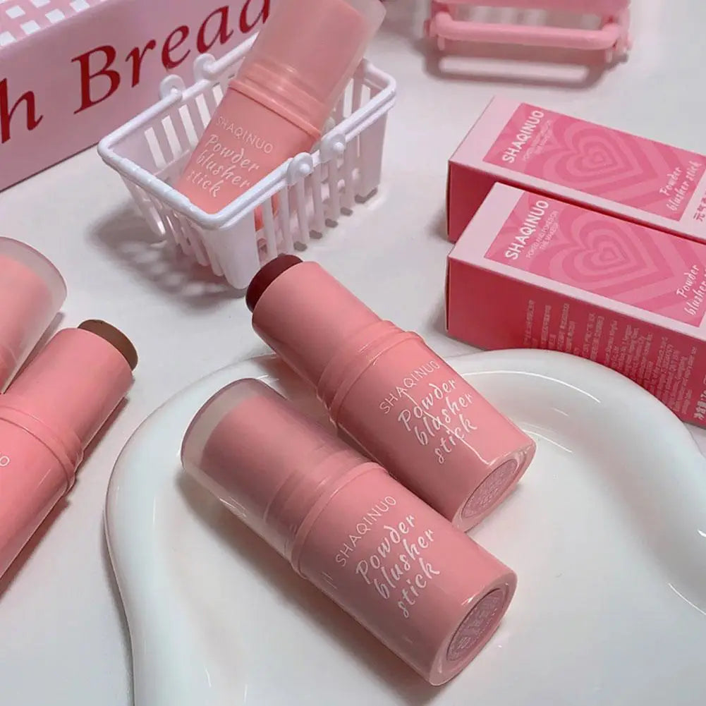 Blush Stick Creamy Cheek Color for Natural Plumpness Hydrating Swell Tone Blusher for Fair Skin Easy-Blend Makeup Stick