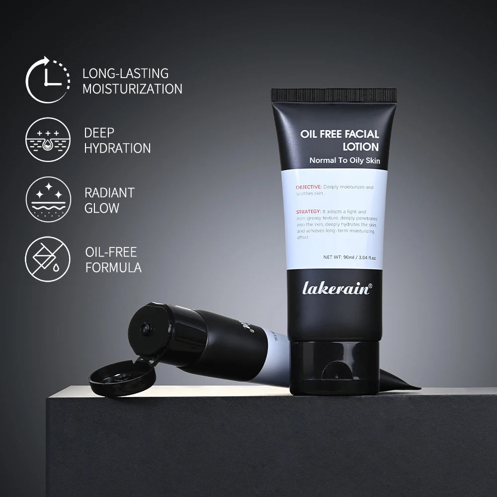 Men’s Hydrating Cream Oil Free Facial Lotion Moisturizer for Normal Oily Skin deeply moisturizing hydrating Skincare Firm skin