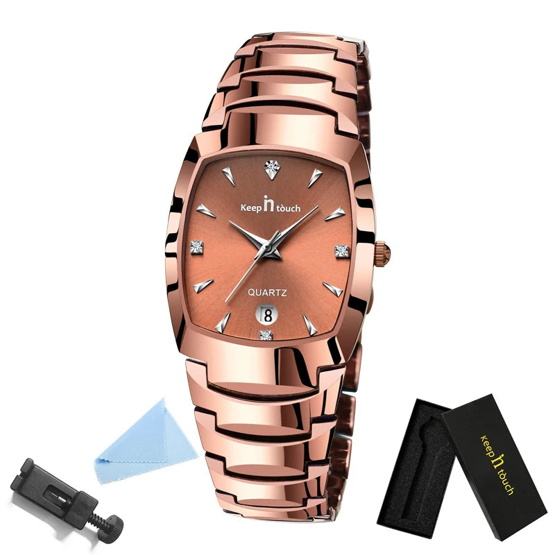 Luxury Watch For Men Business Fashion Quartz Wristwatches Classic Stainless Steel Waterproof Male Date Clock Relogios Masculino