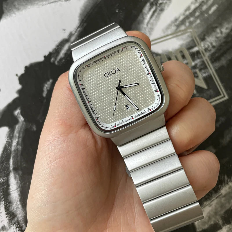 2025 hot selling men's watch trendy large dial watch for men high-end niche art high-end watch
