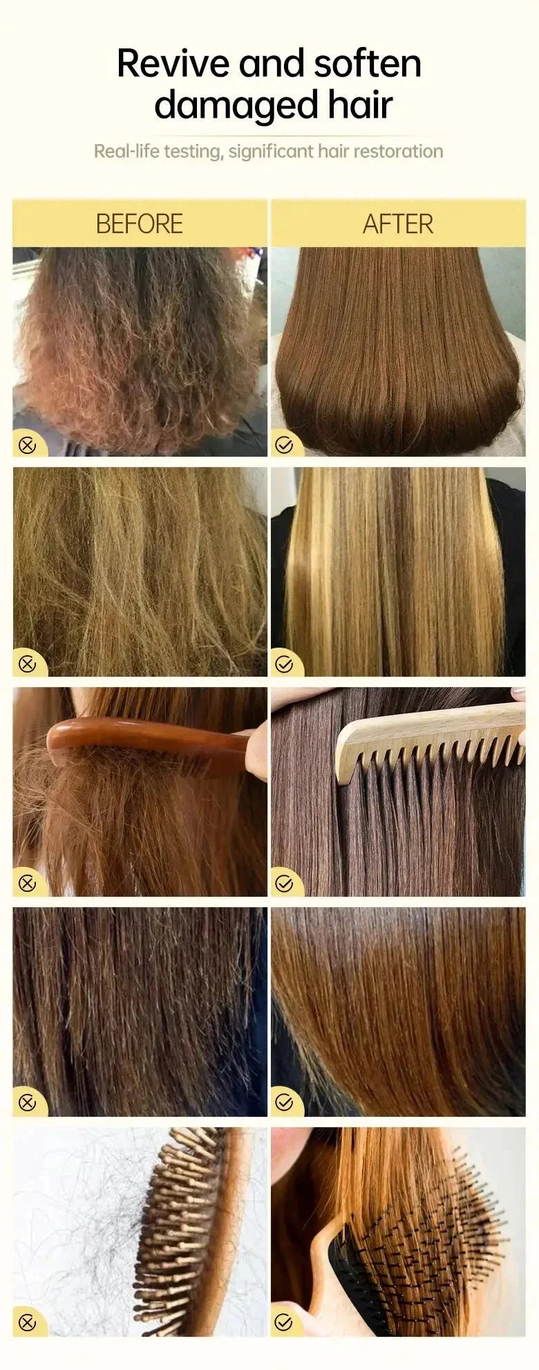 Magical Keratin Hair Mask 5 Seconds Repair Damaged Frizzy Hair Soft Smooth Shiny Vitamin Nutrition Moisturize Nourish Hair Care
