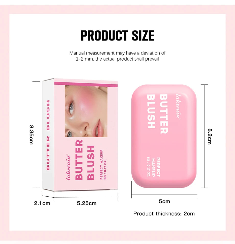 Bronzer Butter Bronzer for Dark Complexions Contour Palette with Matte Brown Shades for Nose Cheek and Profile Natural Nude Make