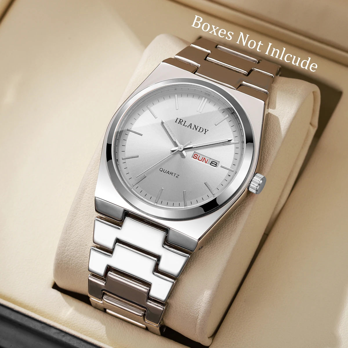 Luxury Men Business Watches Calendar Quartz Wristwatches For Mens Clock Reloj Hombre(Without Box)