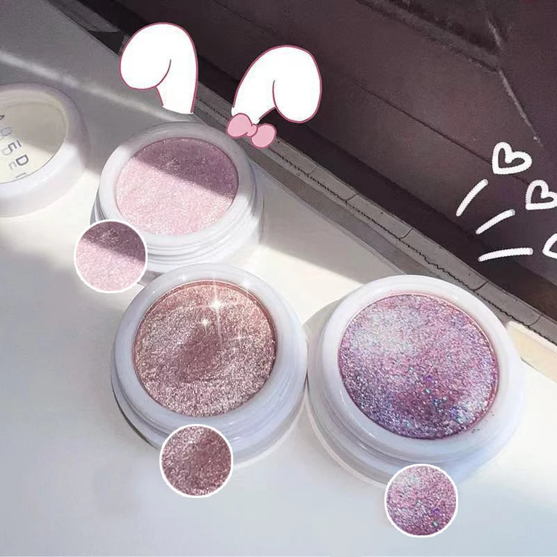 High Quality Matte Eyeshadow Palette Pearlescent Sequins Blush Eyeshadow Highlighter For Women