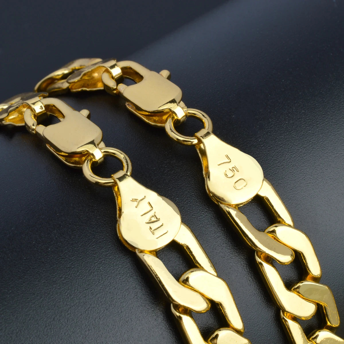 Sunny Jewelry Women Men's Necklace Gold Plated Fashion Basic Punk Cuban Link Chain Long Necklace Neck Jewellery Accessories Gift