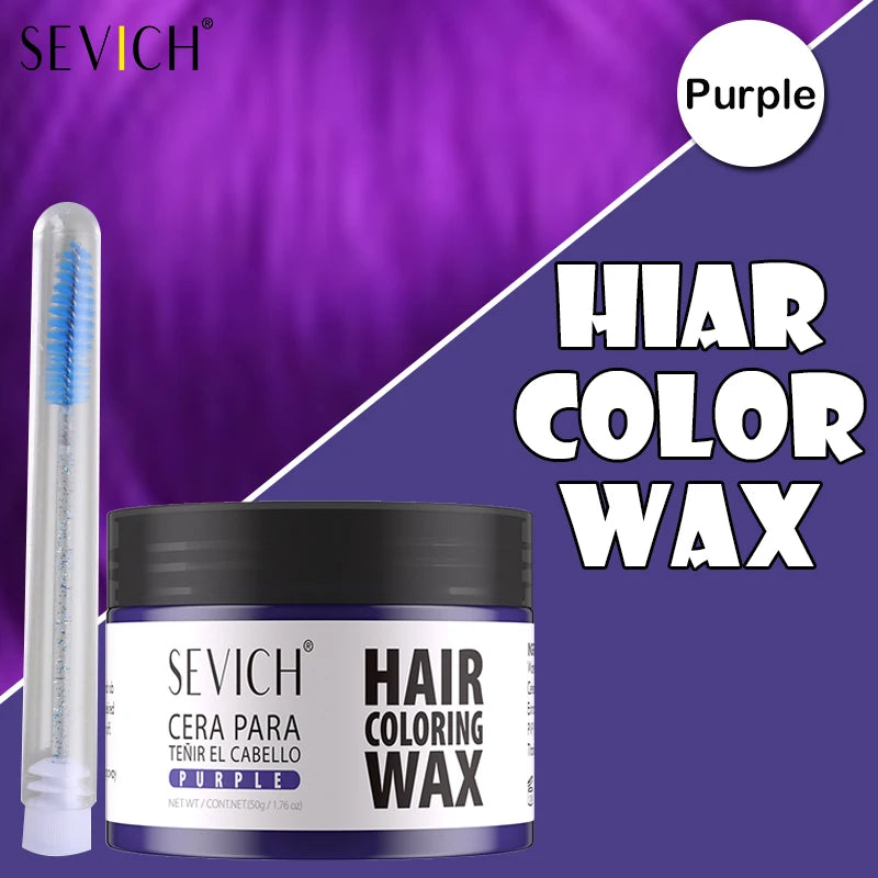 Hair Localized Staining 13 Color Temporary Diy Hair Colour Wax Easy To Wash One-Time Hair Dyed Mud Long Lasting Hair Color Cream