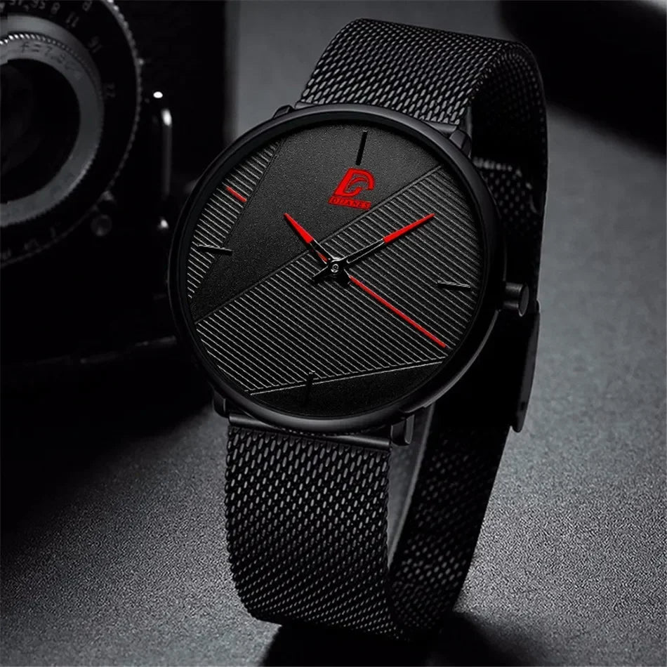 reloj hombre Watches Mens 2025 Minimalist Men's Fashion Ultra-thin Watch Simple Men Business Quartz Wristwatch relogio masculino