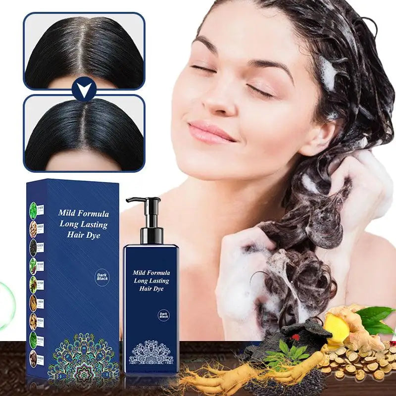 210ml Plant-Based Hair Coloring Cream - Mild Formula Long Lasting