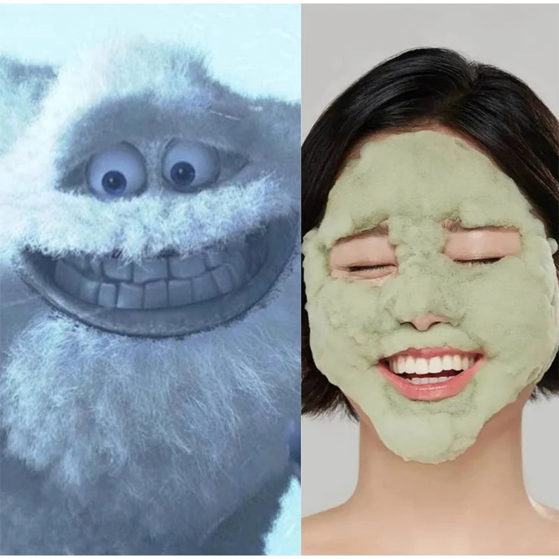Holy Basil Bubble Deep Mask,Carbonated Water Face Cleansing Pores Blackheads Sebum,Clay Mud Mask Wash-Off Pack,Korean Skincare