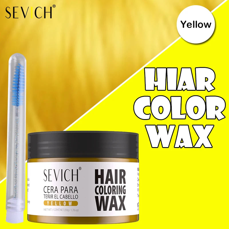 Hair Localized Staining 13 Color Temporary Diy Hair Colour Wax Easy To Wash One-Time Hair Dyed Mud Long Lasting Hair Color Cream