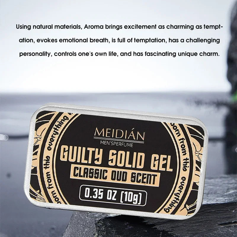 Pheromone Cologne Solid Perfume Fruity Scent Lasting Natural Fragrance Release Charming Confidence Pocket Deodorant Solid Balm