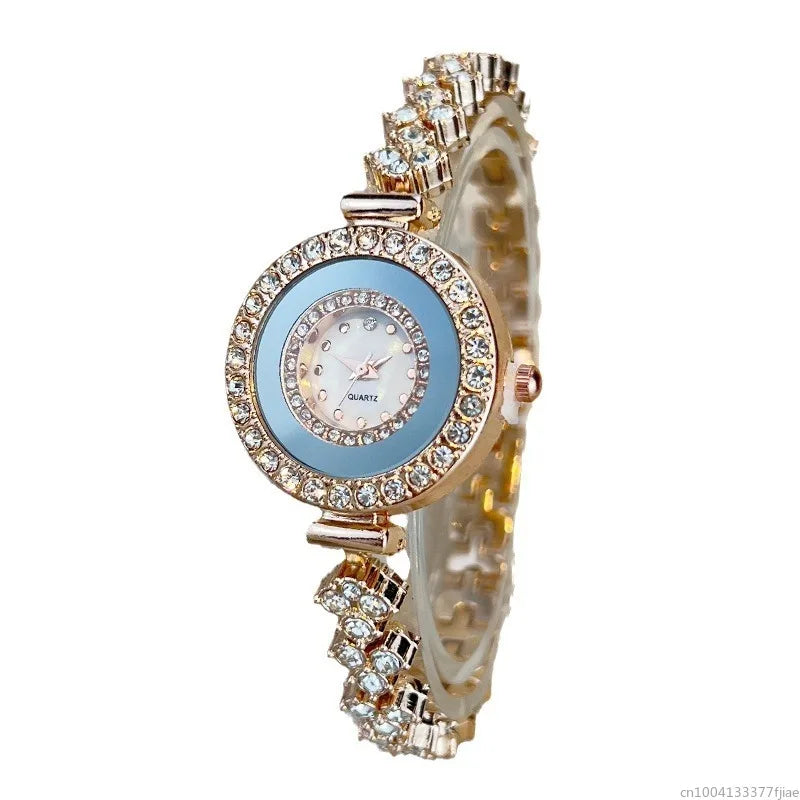 Luxury Rhinestone Women Watches Fashion Roma Dial Bracelet Wrist Watch Jewelry Relogio Feminino Relojs Para Mujer New 2025