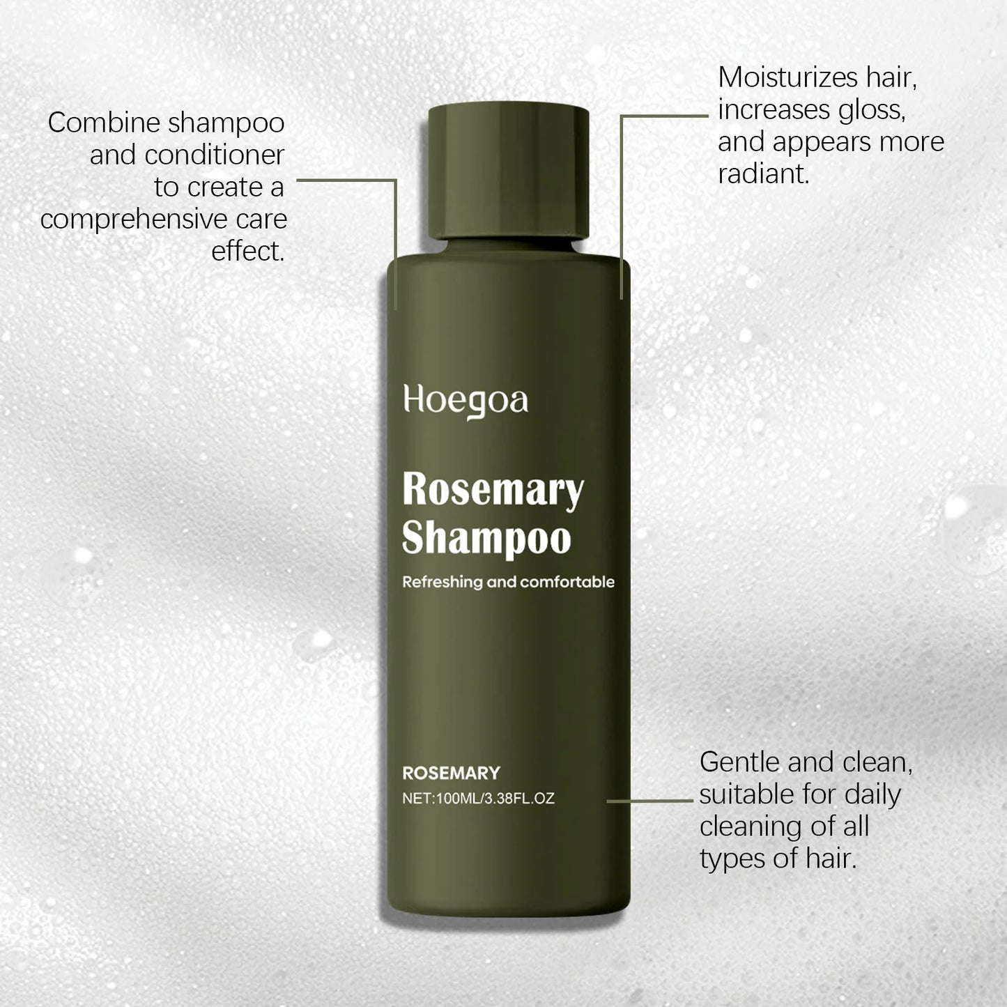 Rosemary Shampoo Conditioner Set Hair Repair Conditioning Prevent Loss Cleansing Dandruff Strengthen Root Hair Regrowth Care