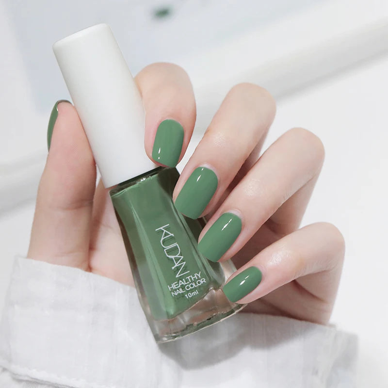 1PC 10ml Glass Bottle Colorful Nail Polish For Nails Nail Art Varnish Fashion DIY Design Manicure No Need Lamp Autumn Winter