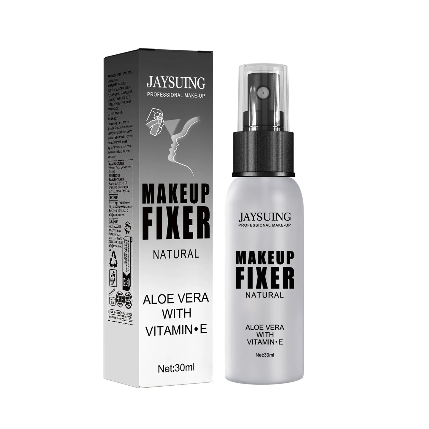 30ml Makeup Setting Spray For Face Transfer-proof Long-lasting Oil-free No Separation Refreshing Quick Fixer Makeup Spray
