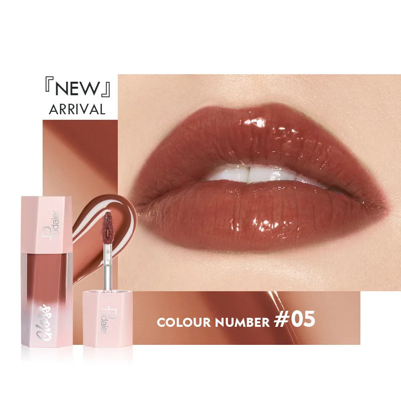 Glitter Liquid Lipstick, Shiny Finish, Smooth & Long-Lasting Waterproof Lip Oil, Gorgeous Lip Makeup Gift For Women