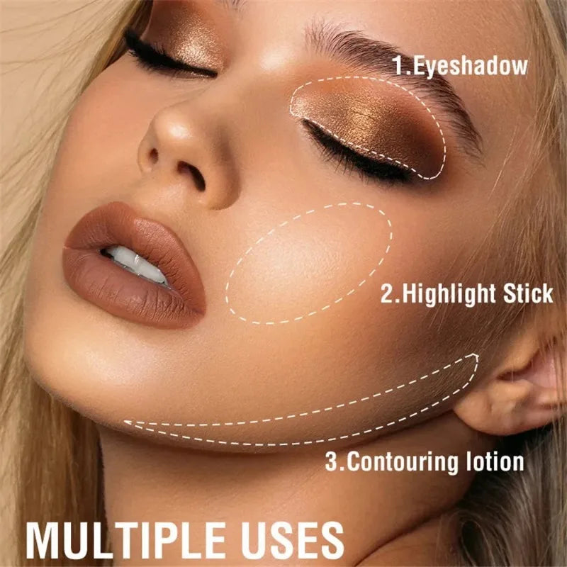 1PC Waterproof Pearlescent Eyeshadow Pencil Stick 16 Colors Lasting Glitter Shimmer Eye Shadow Highlighter Pen Eyes Makeup Tools