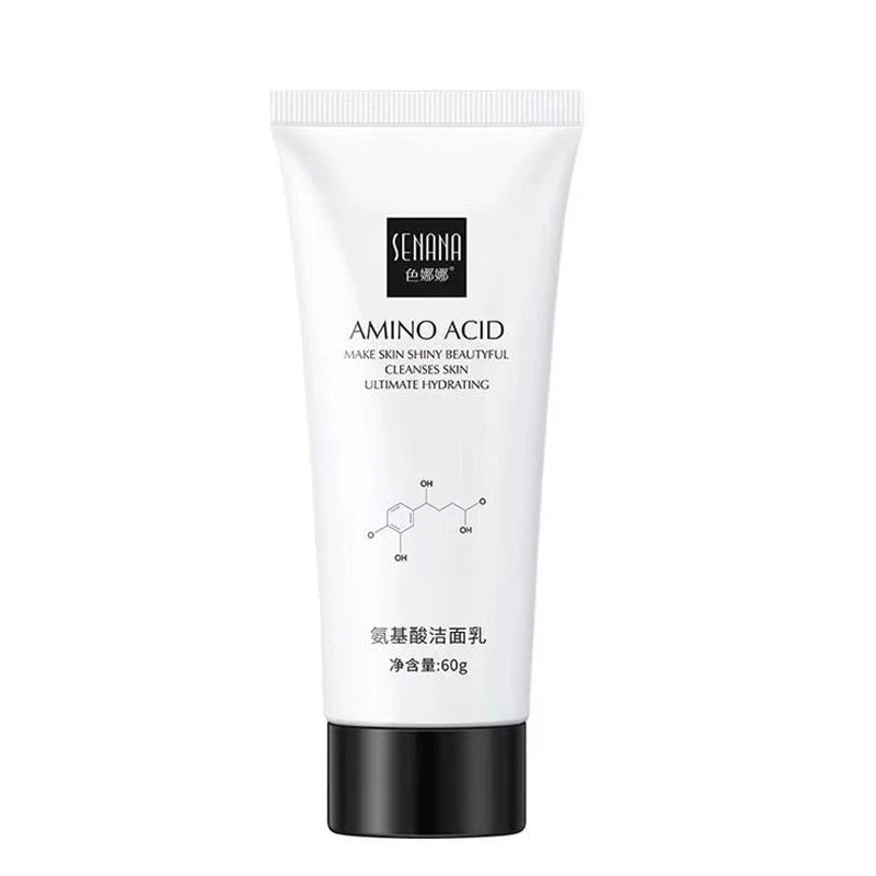 Amino Acid Facial Cleanser Oil Control Moisturizing Deep Cleansing Foam Face Wash Gentle Non-irritating Unisex Skin Care 60g