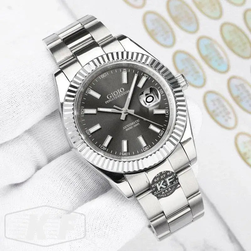 Luxury New Automatic Watch For Men Mechanical Movement Watches Stainless Steel Silver Gold Rome Blue Green Sappihre Glass