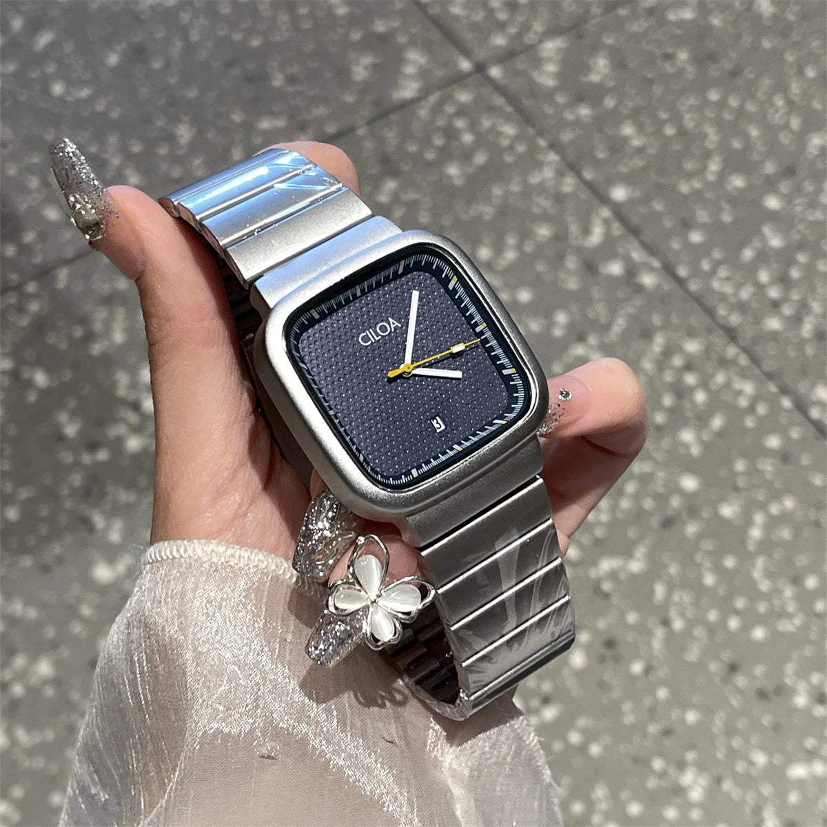 2025 hot selling men's watch trendy large dial watch for men high-end niche art high-end watch