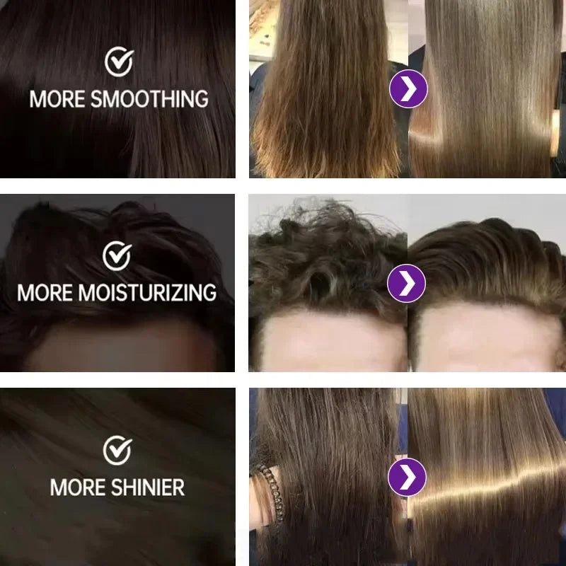 5 Seconds Magical Keratin Hair Mask Repair Damage Frizzy Soft Smooth Shiny Hair Deep Moisturizing Treatment Hair Root Scalp Care