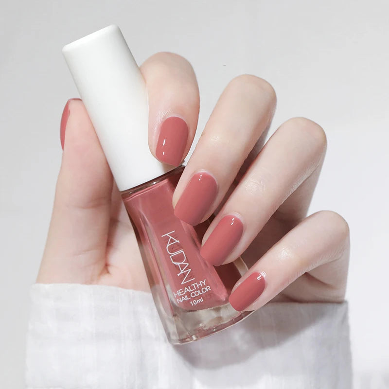 1PC 10ml Glass Bottle Colorful Nail Polish For Nails Nail Art Varnish Fashion DIY Design Manicure No Need Lamp Autumn Winter
