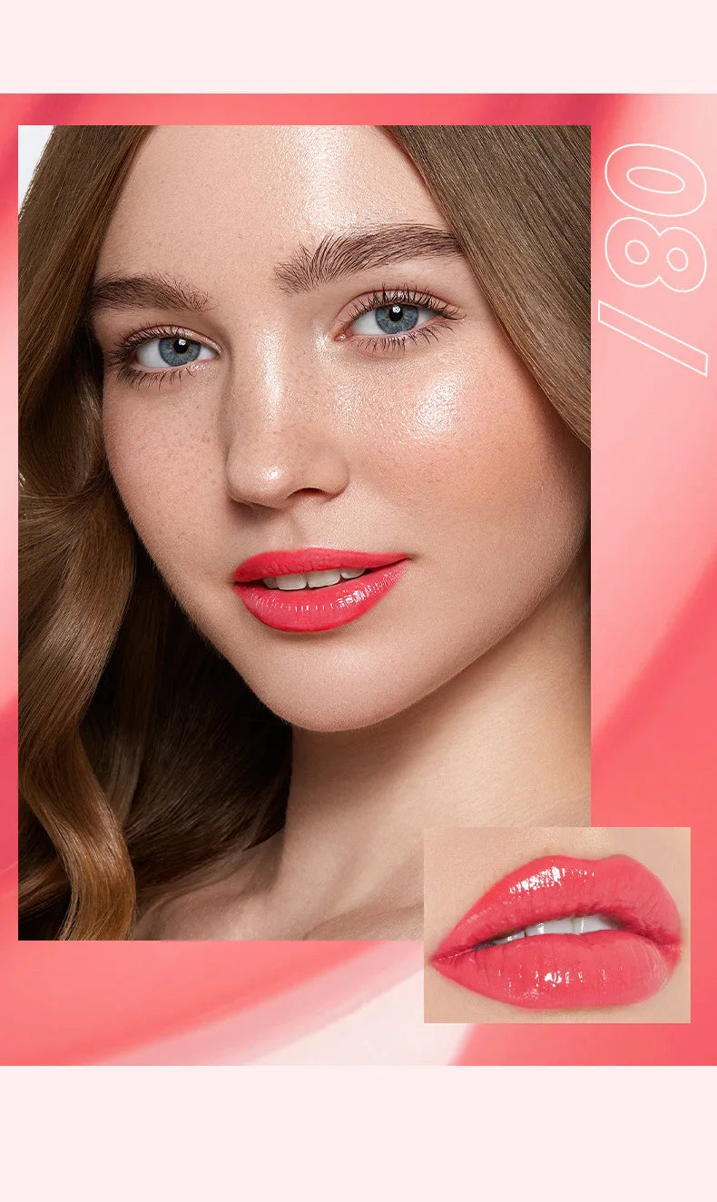 Glitter Liquid Lipstick, Shiny Finish, Smooth & Long-Lasting Waterproof Lip Oil, Gorgeous Lip Makeup Gift For Women