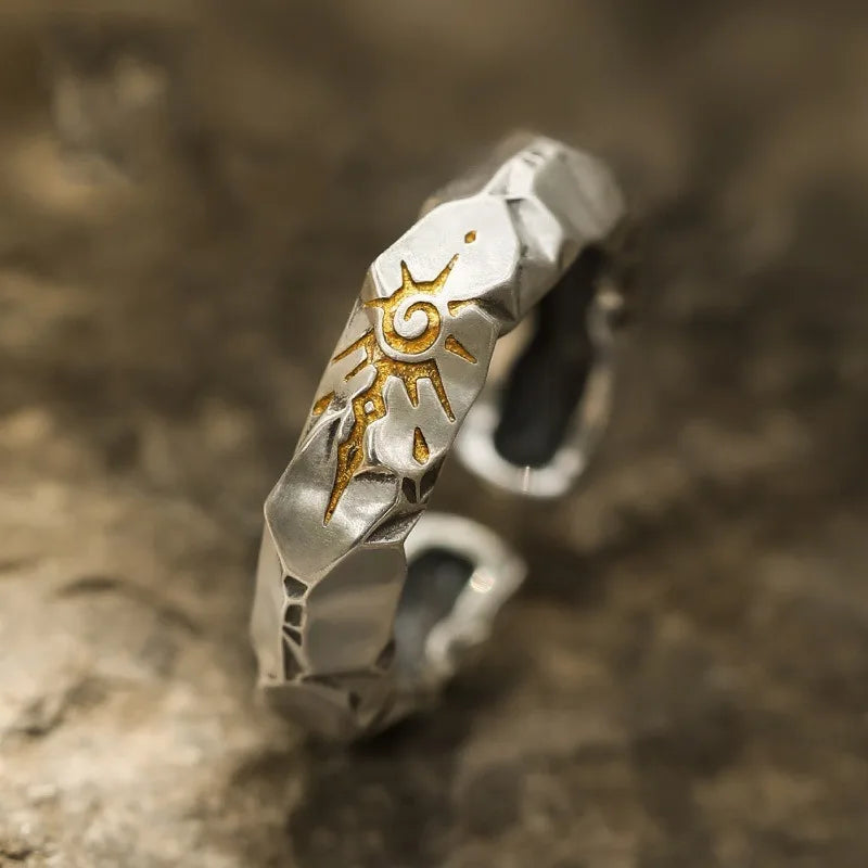 Men's Unique Ring Men's "Wishing Stone" Self-discipline Ring Trendy Brand Jewelry Boys' Ring Wholesale