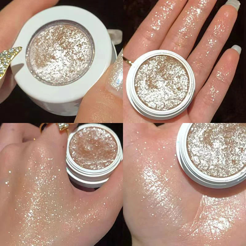 High Quality Matte Eyeshadow Palette Pearlescent Sequins Blush Eyeshadow Highlighter For Women