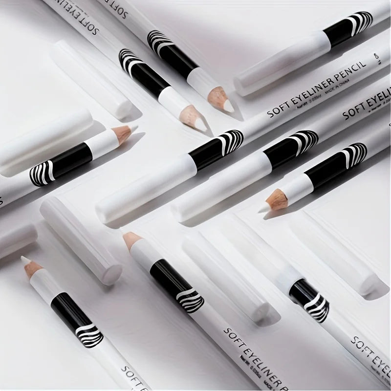 3PCS Waterproof White Eyeliner. Long Lasting, Smooth, Easy Wear. Eyes Brightener. Ideal for Music Festivals