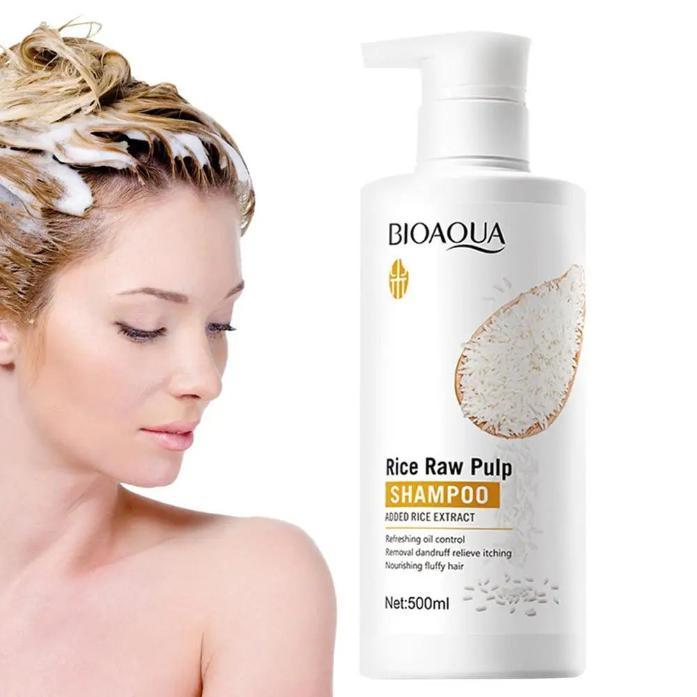 Rice Water Shampoo Volumizing Hair Shampoo For Hair Wash Brittle And Dry Hair Moisturizer For Dry Oily Hair For Travel Spa