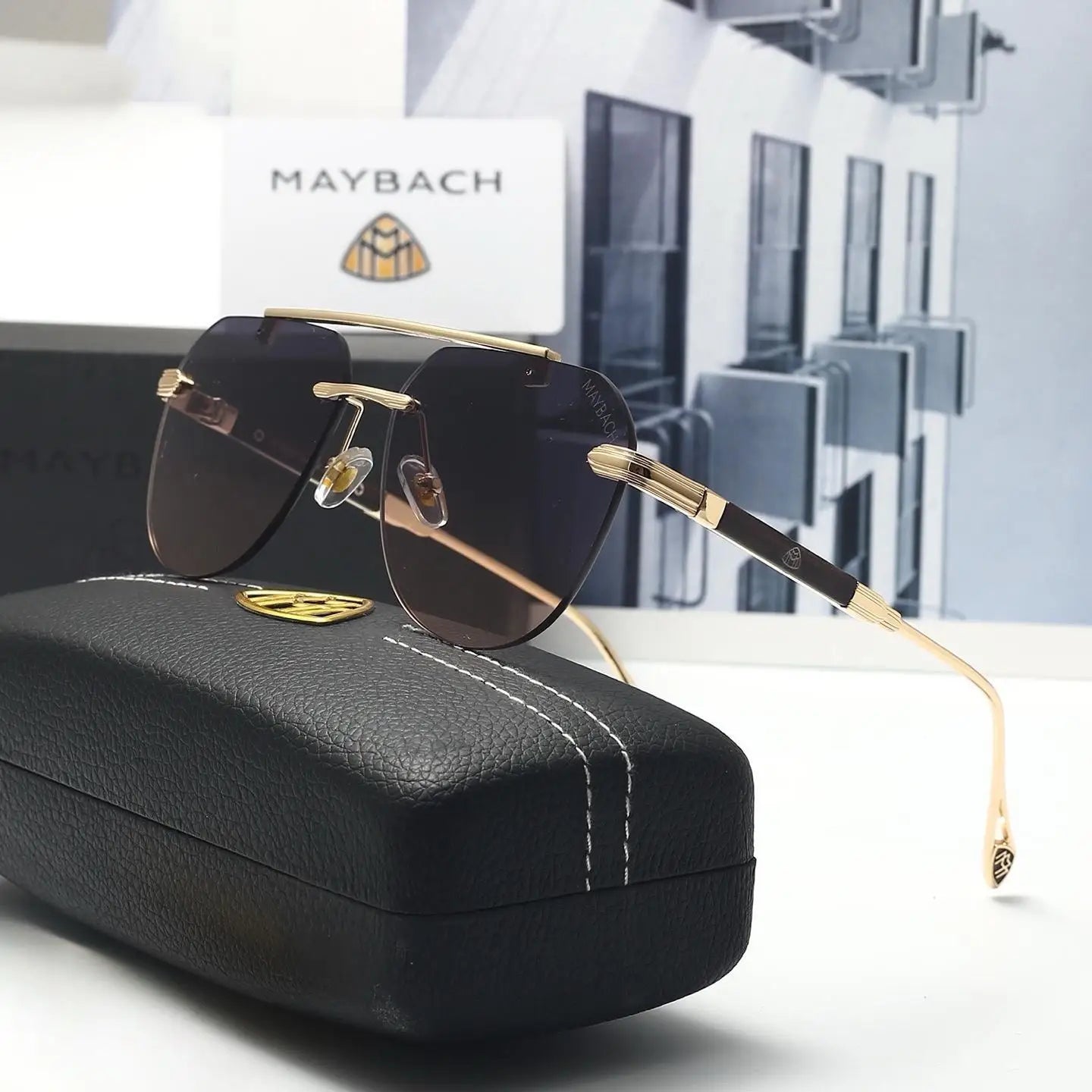Car High-End Luxury Sunglasses Maybach S Class Men Fashion Goggles