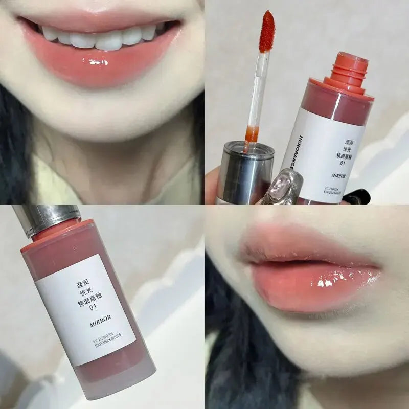 HERORANGEYingrun YueguangLip Gloss Non-stick Cup Lipstick Long-lasting Waterproof Lipstick Matte Lip Glaze Affordable Lipstick