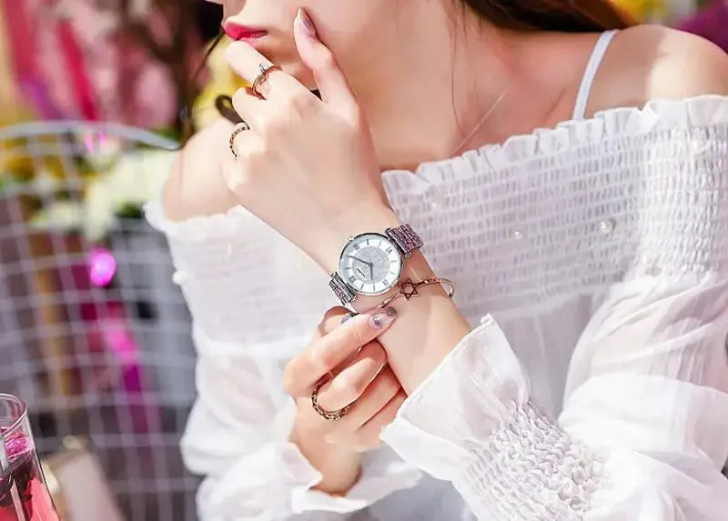 Women Watches Quartz Best Selling 2024 Products Dropshipping Stainless Steel Stainless Steel Dress Wristwatch Relogio Masculino
