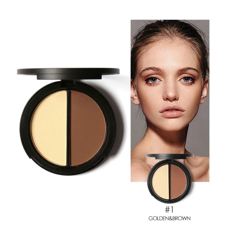 FOCALLURE Highlighter Contour Palette Matte Shimmer Face Shading Powder Natural Bronzer Illuminator Makeup Palette Cosmetics