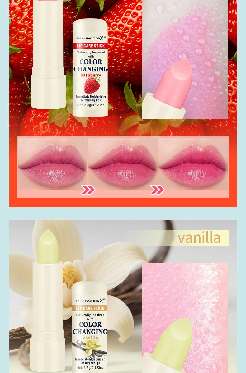 4-pack moisturizing and color changing lipstick - moisturizing lips, natural luster, and hue suitable for all skin tones
